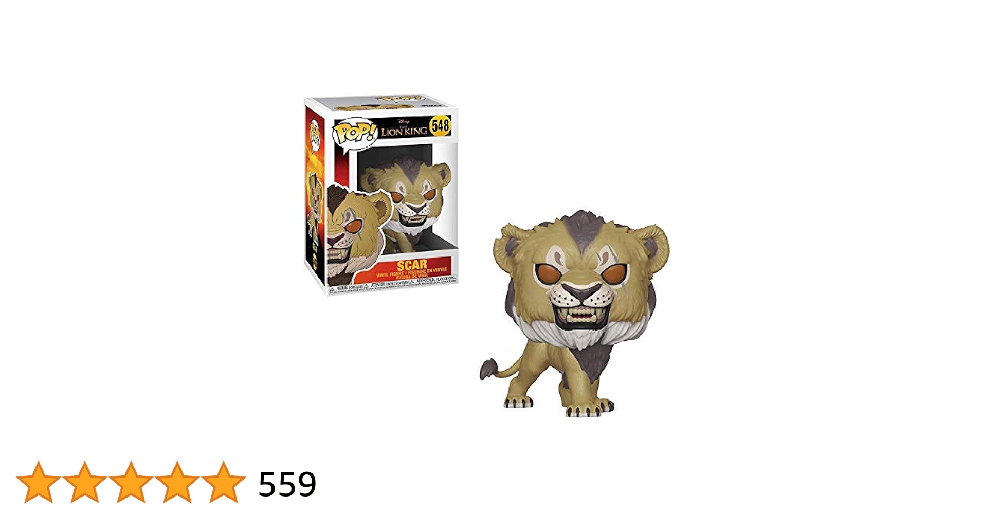 Funko 38546 Pop! Disney: Lion King Live Action - Scar